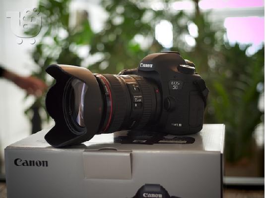 PoulaTo: Canon EOS 5D Mark III DSLR φωτογραφική μηχανή + EF 24-105 φακό + τρίποδο